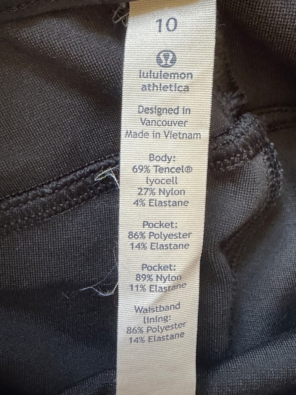 Lululemon Black Cropped Jogger Pants - Picture 6 of 6